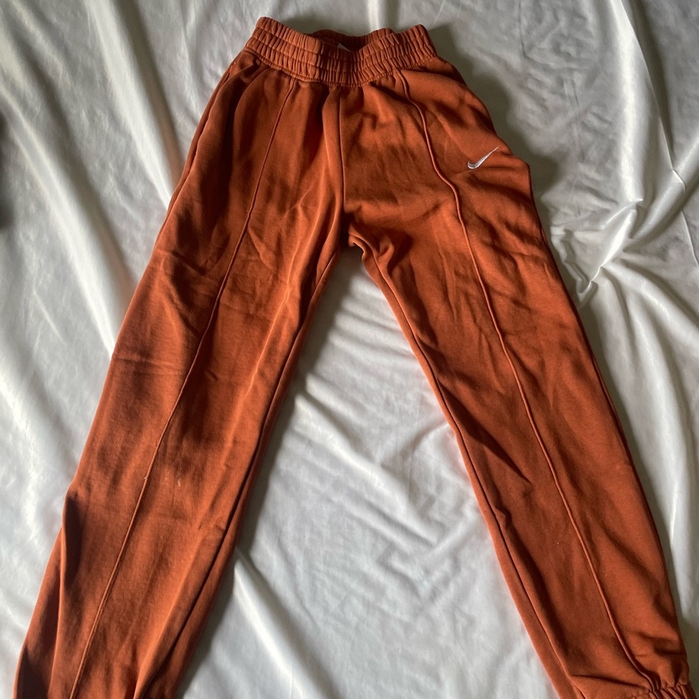 Nike Orange Sweatpants Relaxed Fit Joggers